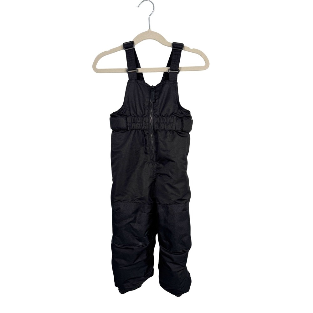 Cat & Jack Kids 2T Black Snow Bibs Insulated Winter Overalls F16990472